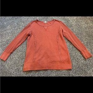 Orange Long Sleeve Sweater